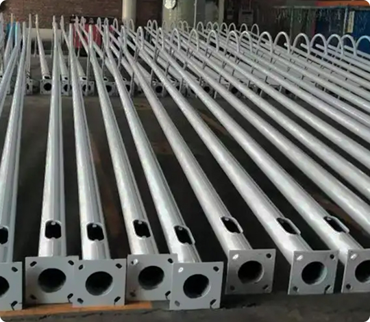 Лазерная резка круглой трубы для уличного освещения